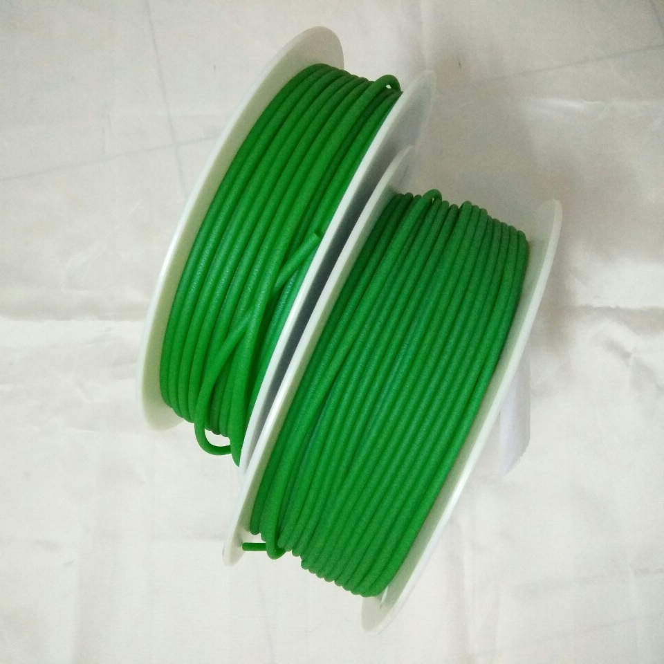 Coarse polyurethane conveyor round belt tempered furnace dishwasher PU belt circular seamless green round belt