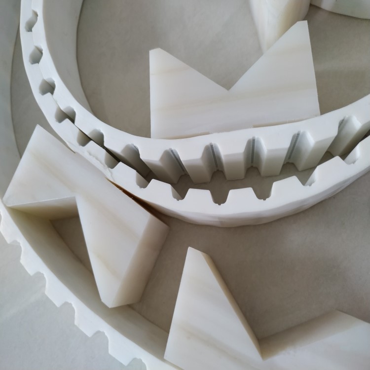 Nut AT5/AT10/AT20/3M 5M 8M 14M/PPR8 Baffle conveyor belt Block synchronous belt polyurethane PU transmission belt