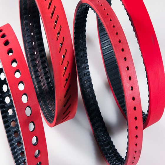 Custom vacuum drawing machine belt, packaging film drawing machine belt, slotting and punching belt