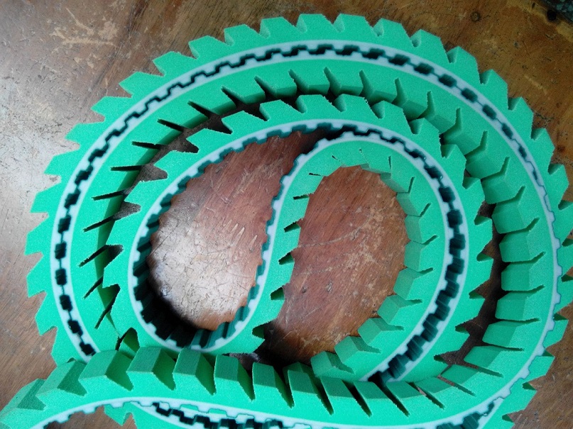 Sponge belt, synchronous belt, foam assisted labeling machine belt