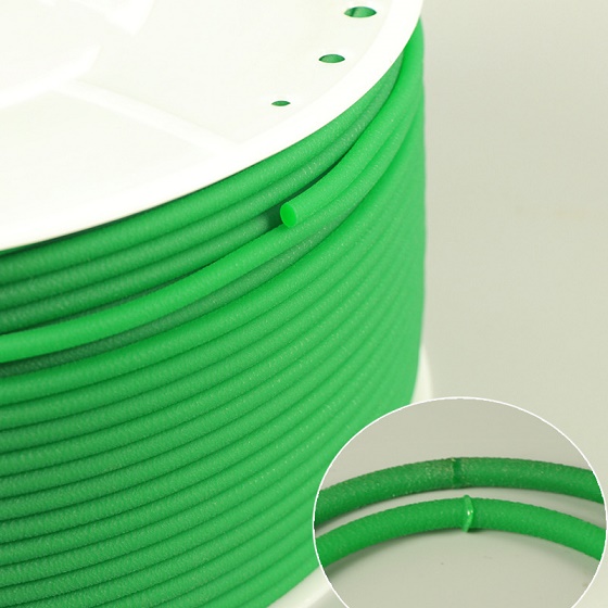 Coarse polyurethane conveyor round belt tempered furnace dishwasher PU belt circular seamless green round belt