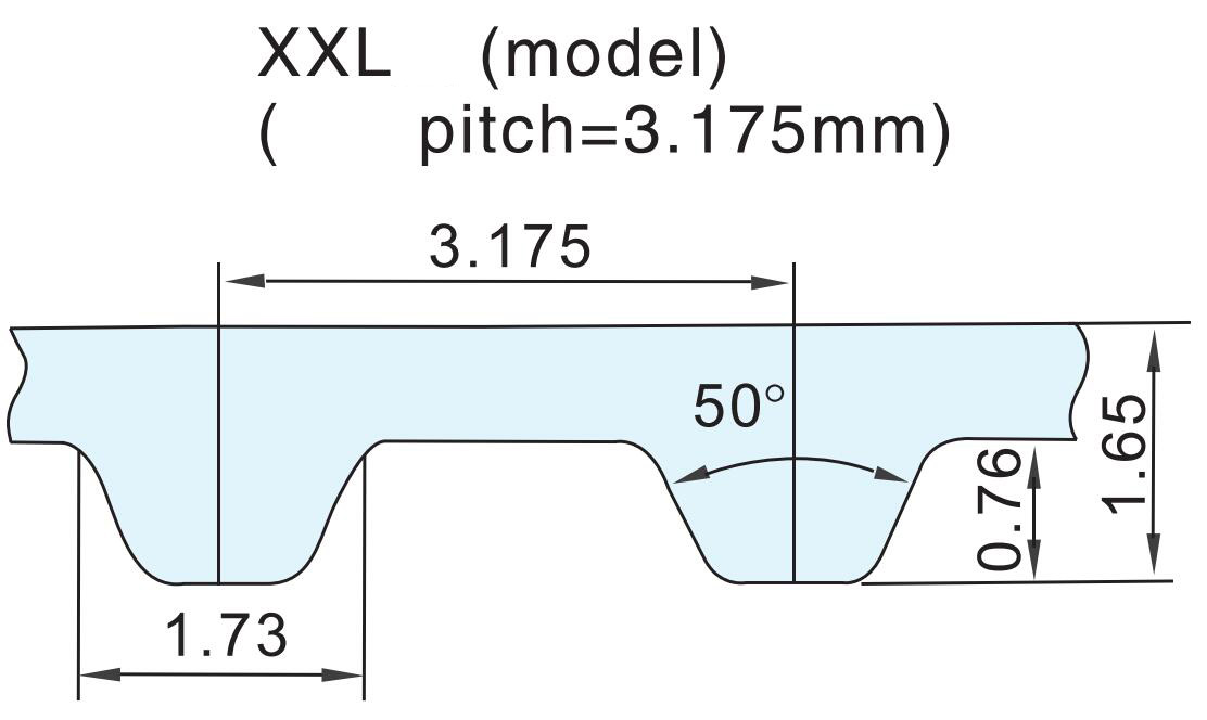 XXL-rubber-PU-synchronous-timing-belts